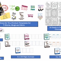 Goals Ekit: Niche Product Templates, Coloring Pages, Journals and Planners
