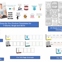 Fitness Ekit: Niche Product Templates, Coloring Pages, Journals and Planners