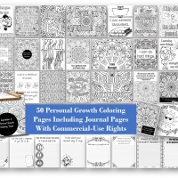 Coloring Pages for Personal Growth Starter Pack
