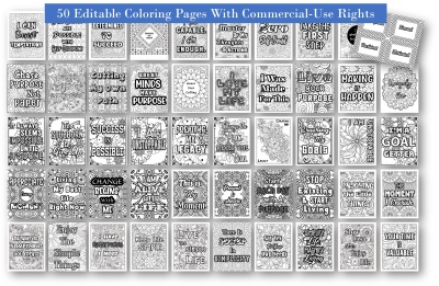 Personal Development Coloring Pack