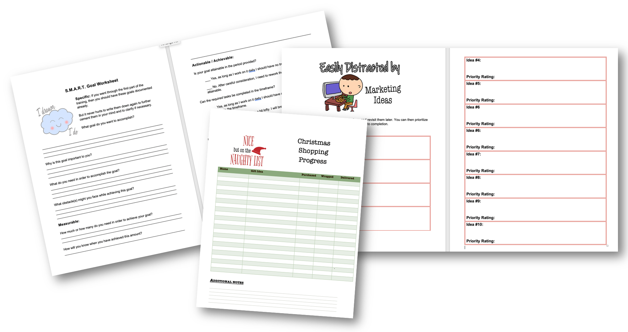 Worksheets Brainstorming Sheets