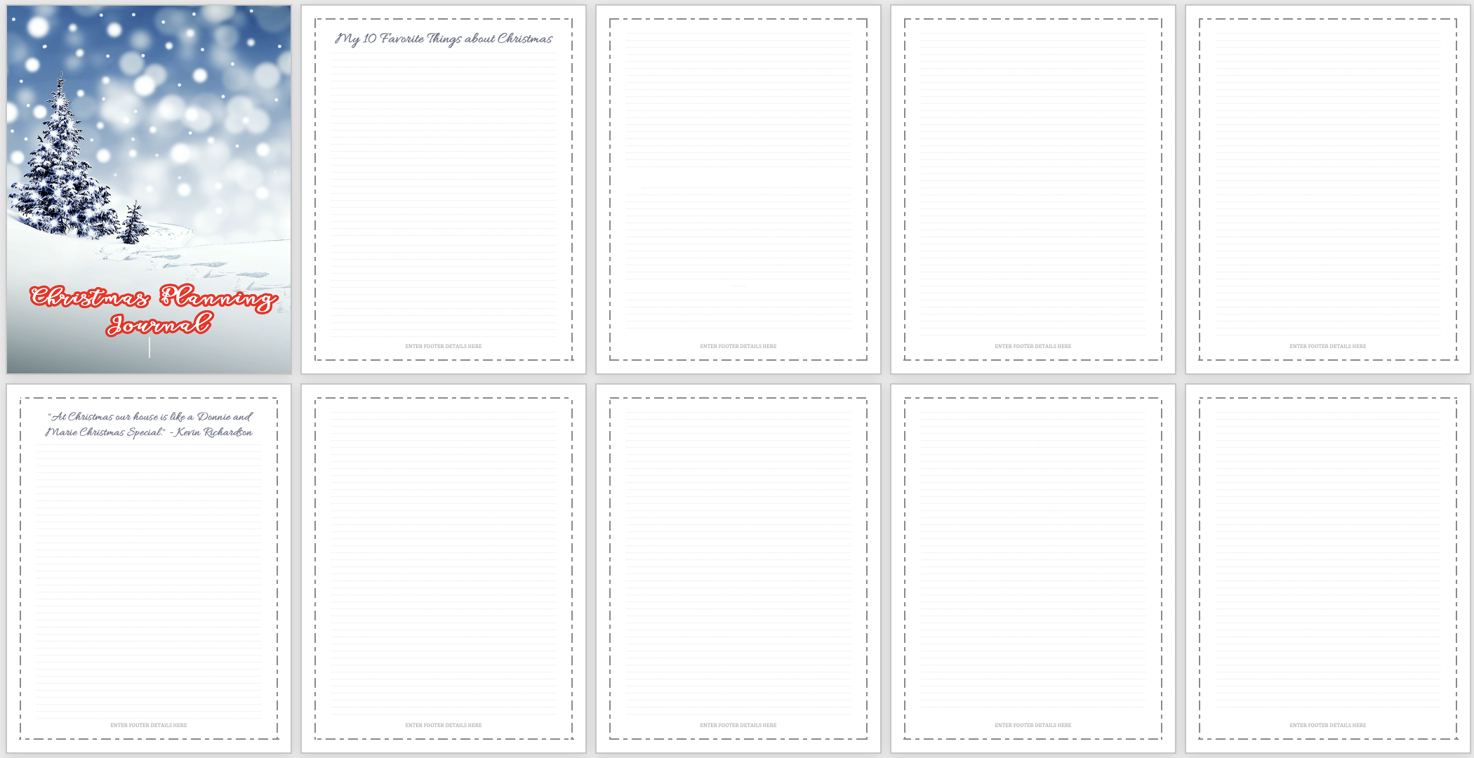christmas-planning-inside Christmas Planning Journal