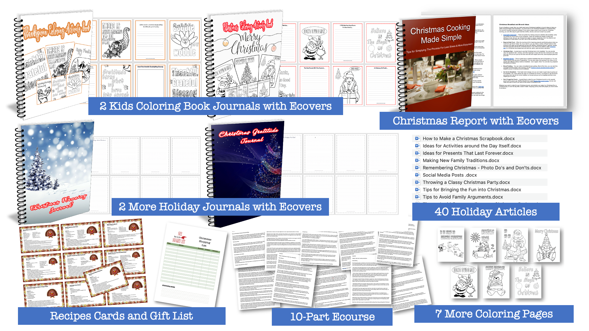 upsell-ALL-NEW More Holiday, Christmas and Thanksgiving Printables with PLR Rights