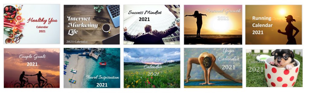 2021 Wall Calendars with PLR Rights
