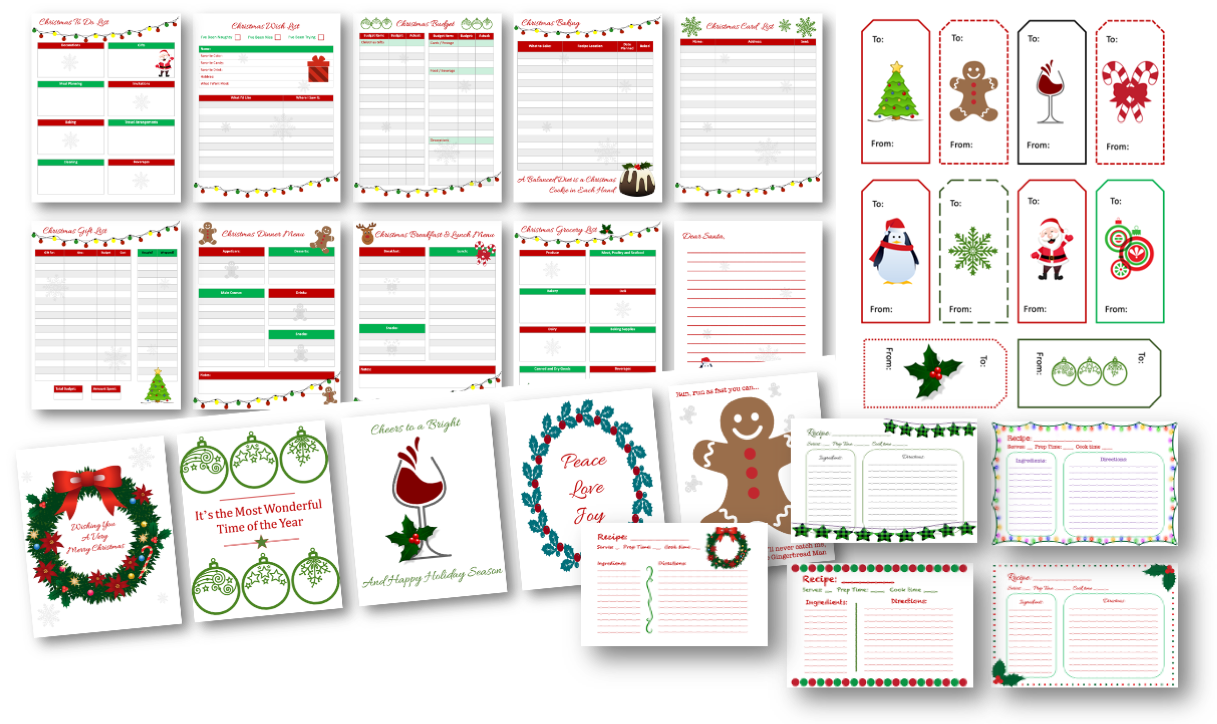 Christmas Printables with PLR Rights