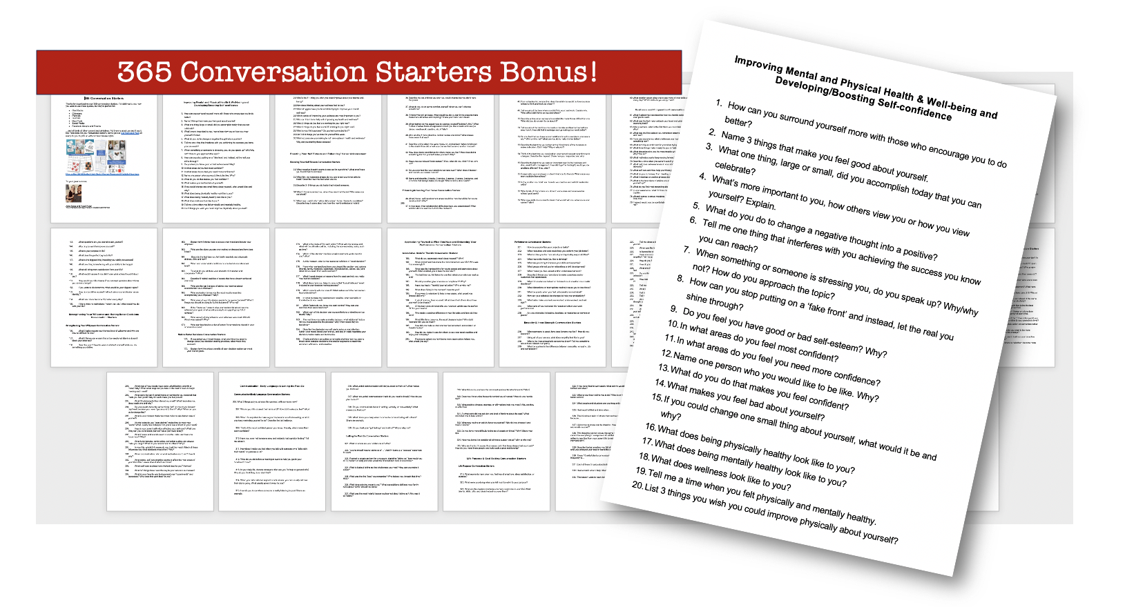 365 Conversation Starters Bonus
