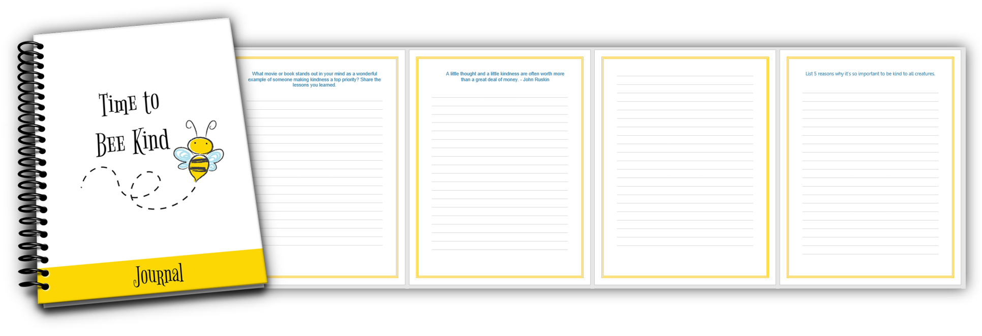 bee journal kindness journal