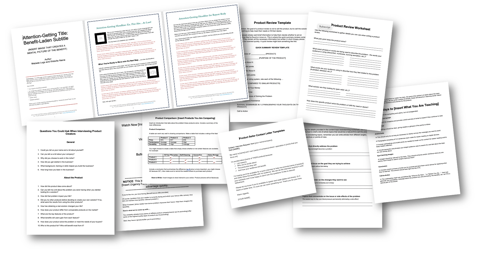 Content Templates and Worksheet Content Templates and Worksheet