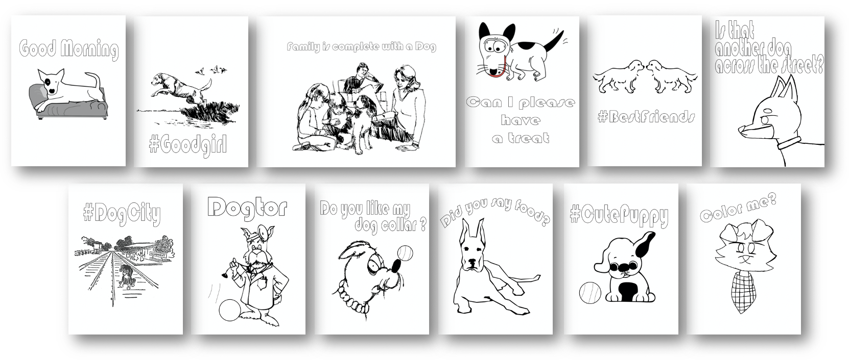 Dog Coloring Pages Dog Coloring Pages
