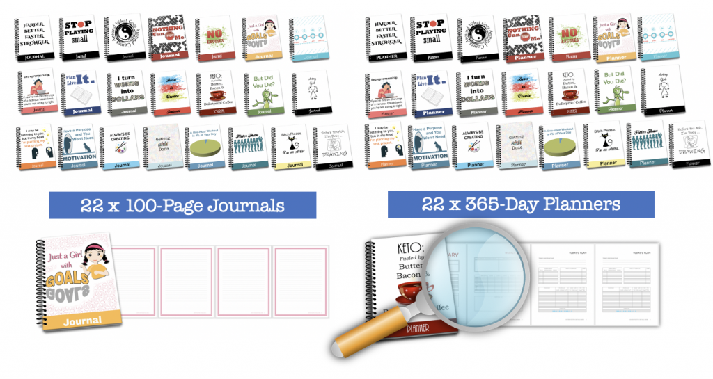 22 Journal and Planner Pack