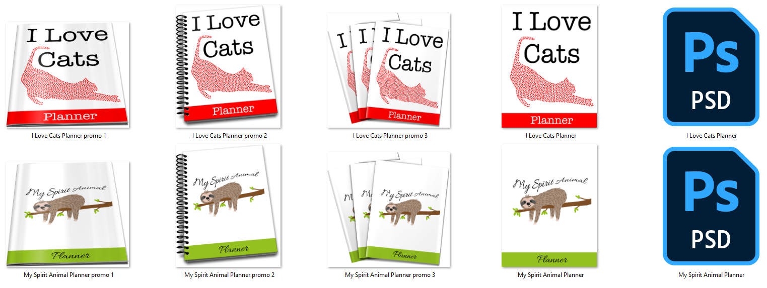 planner ecovers pets and animals ecovers