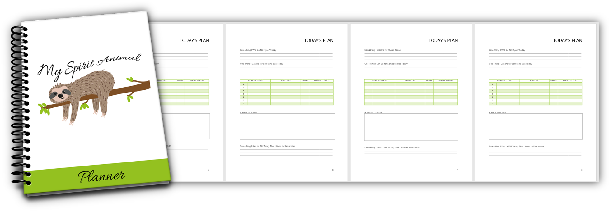 spirit animal planner image spirit animal planner image