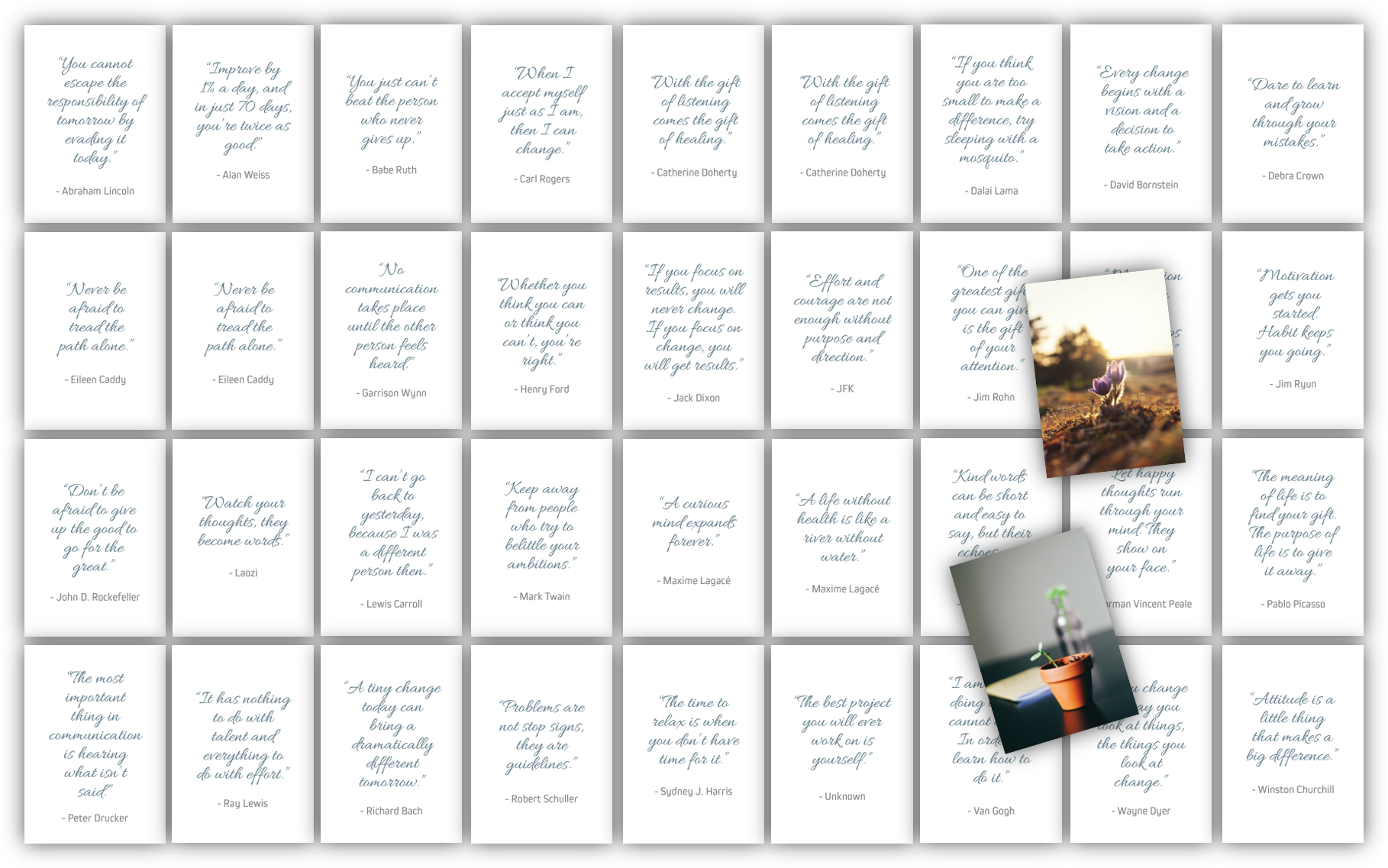 quotes growth mindset card deck image