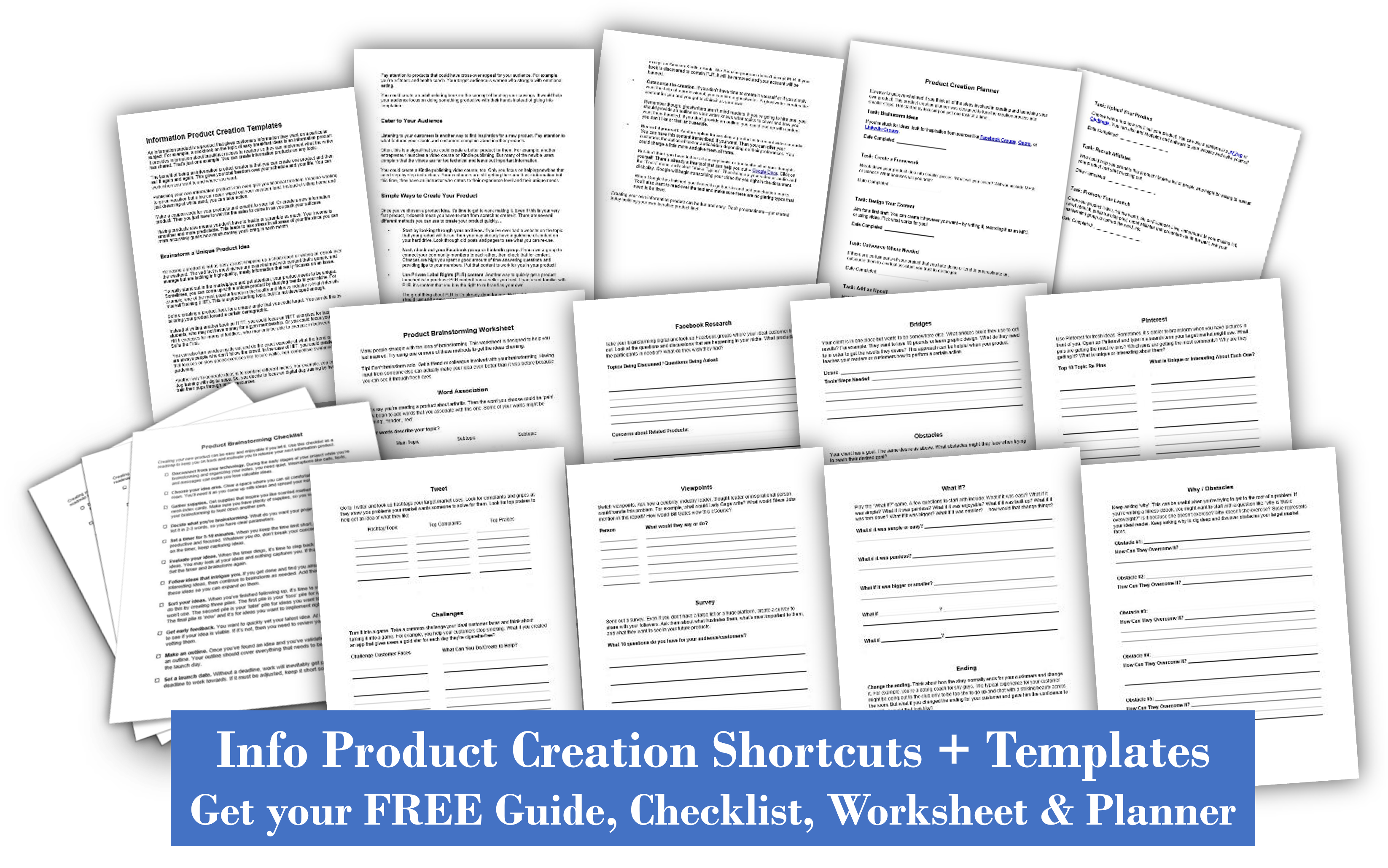 Info Product Creation Shortcuts and Templates