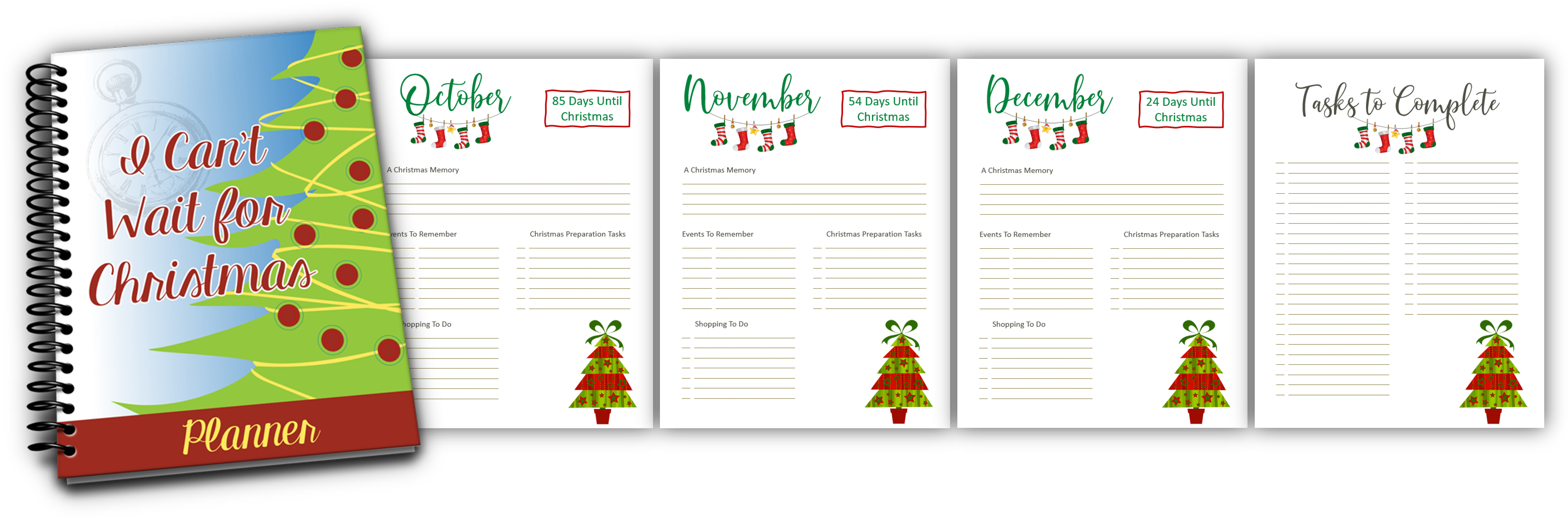 Christmas and Holiday PLR Planner