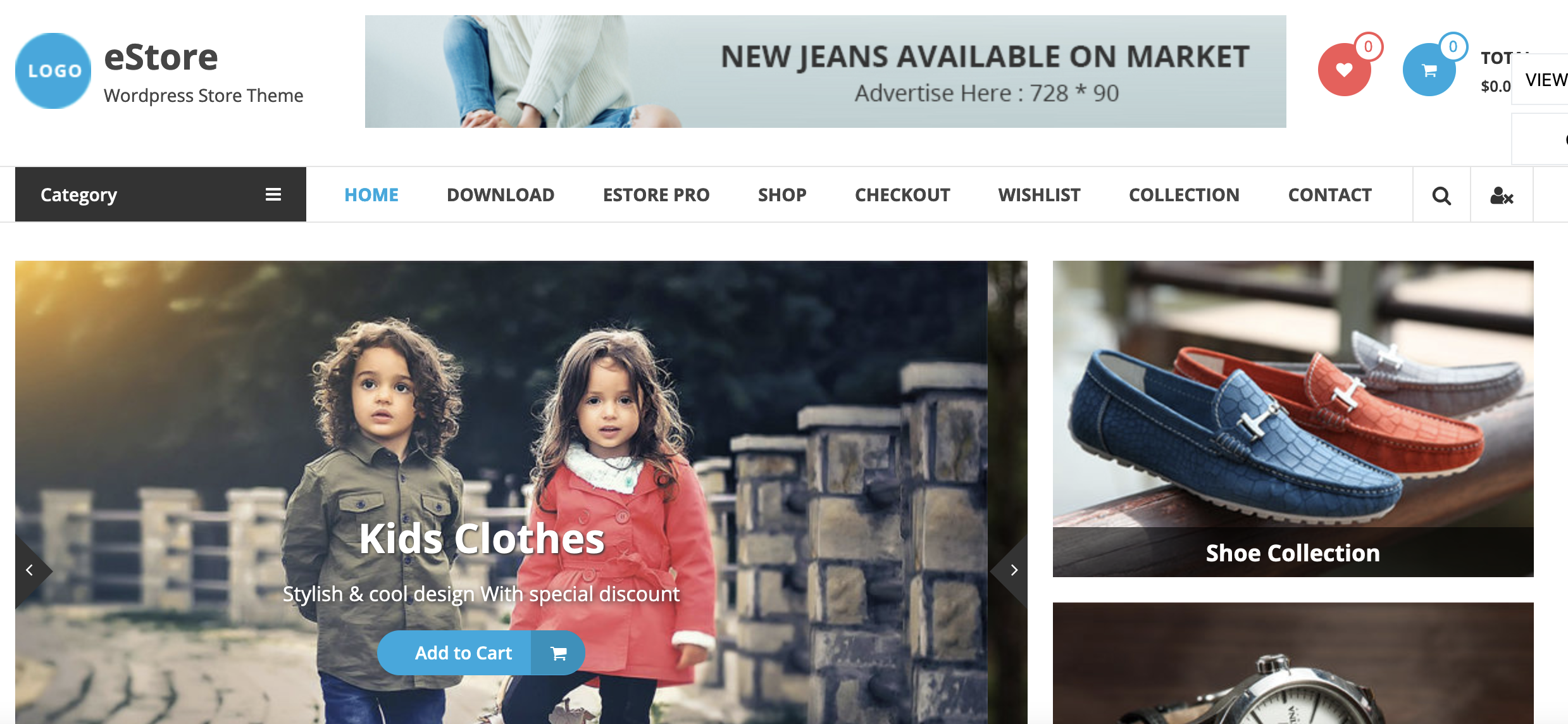 eStore Woocommerce WordPress Theme