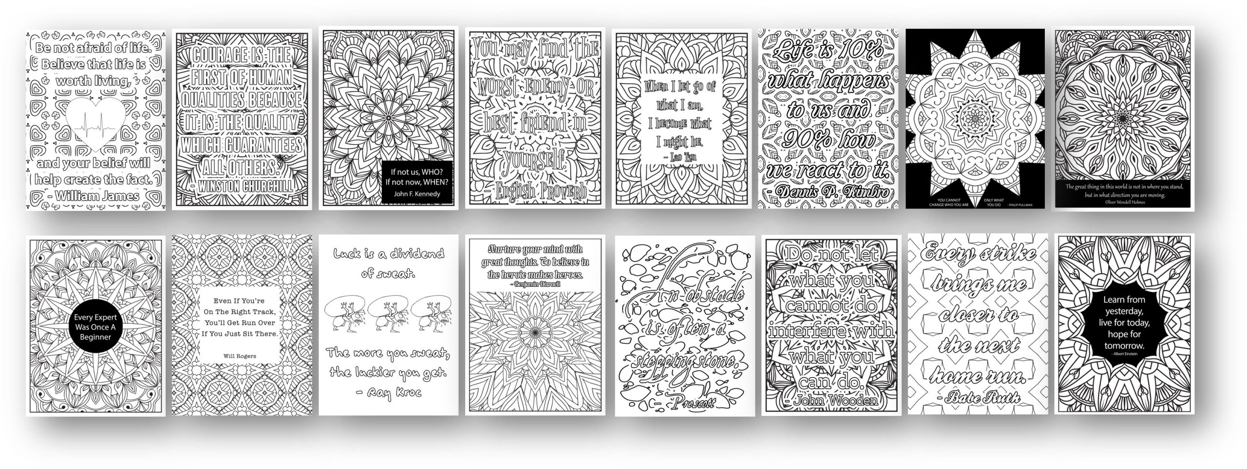 coloring pages with quotes plr