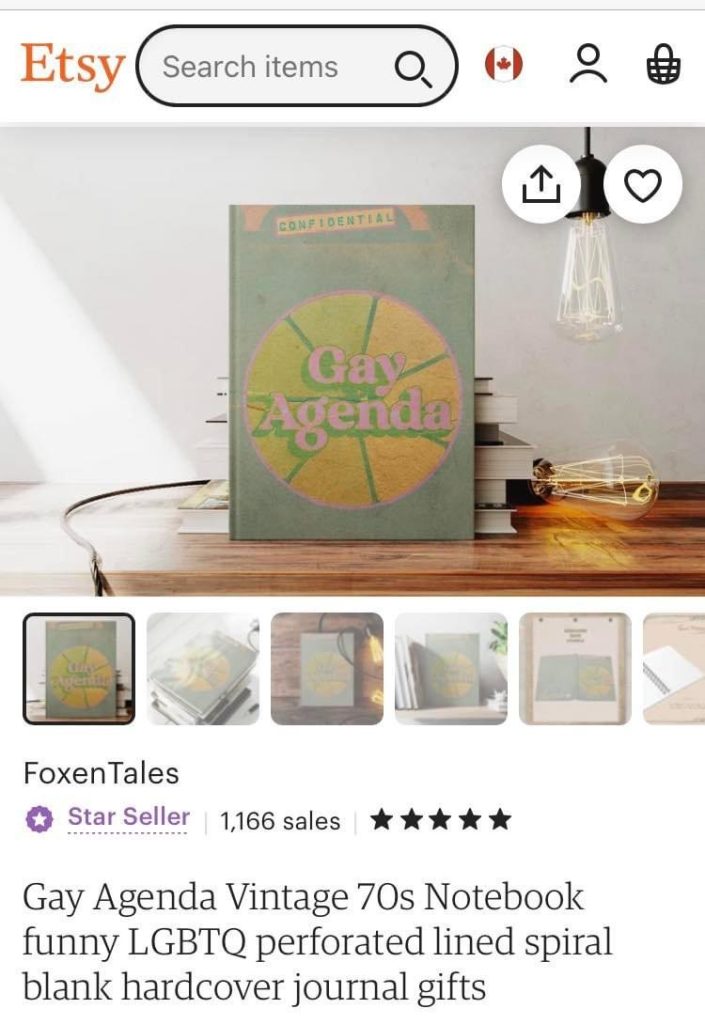 Gay Agenda - Low Content Book