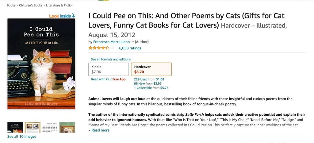 Poetry Can Be Turned into Low Content Books