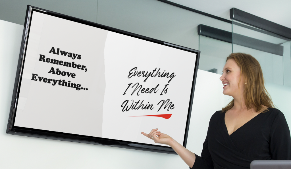 Use Inspirational Graphics in Your Presentations, Videos and Class