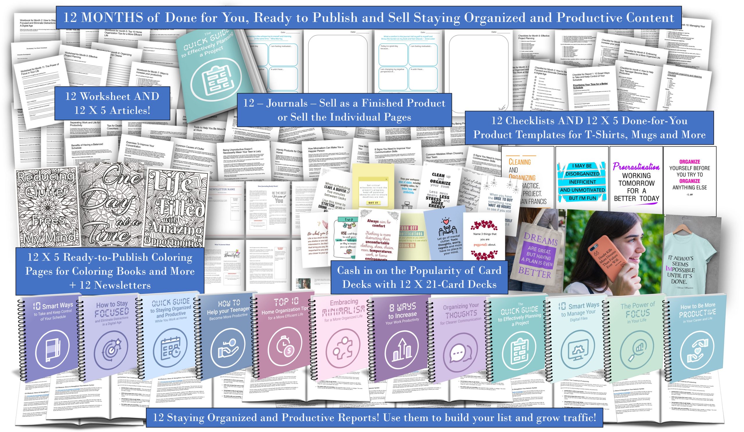 Staying Organized and Productive PLR Pack