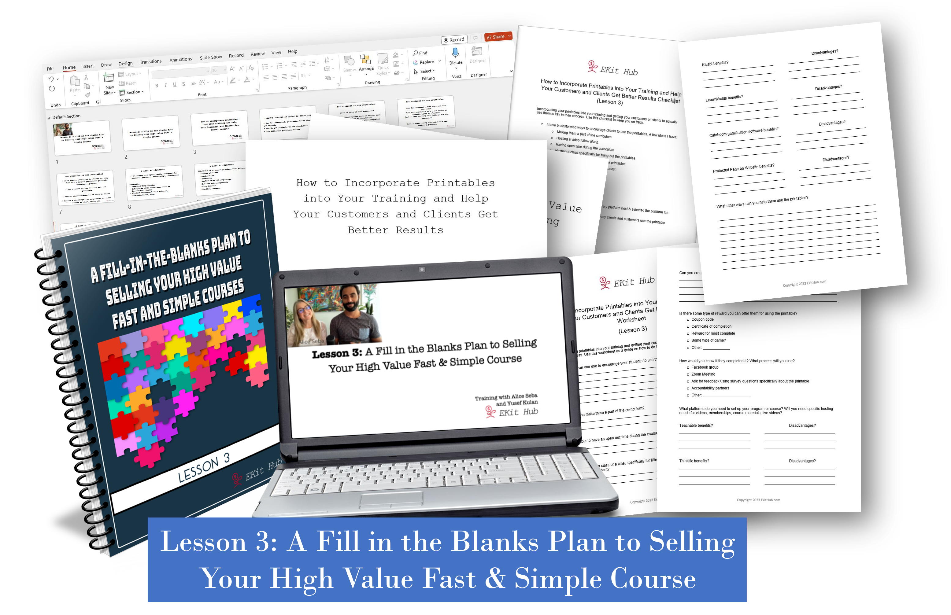 A Fill in the Blanks Plan to Selling Your High Value Fast & Simple Course