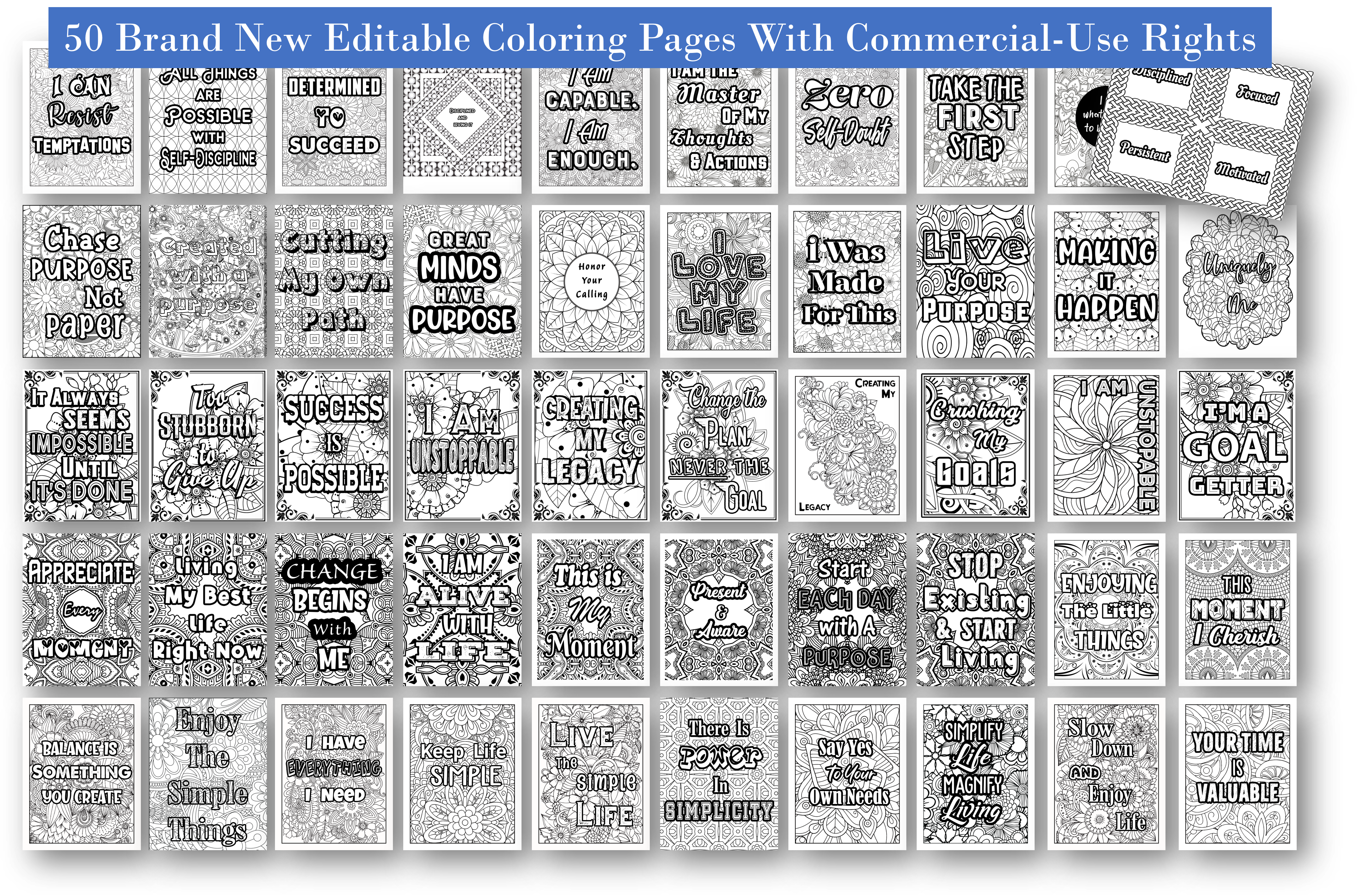 50 brand new coloring pages Entrepreneur's Kit Hub