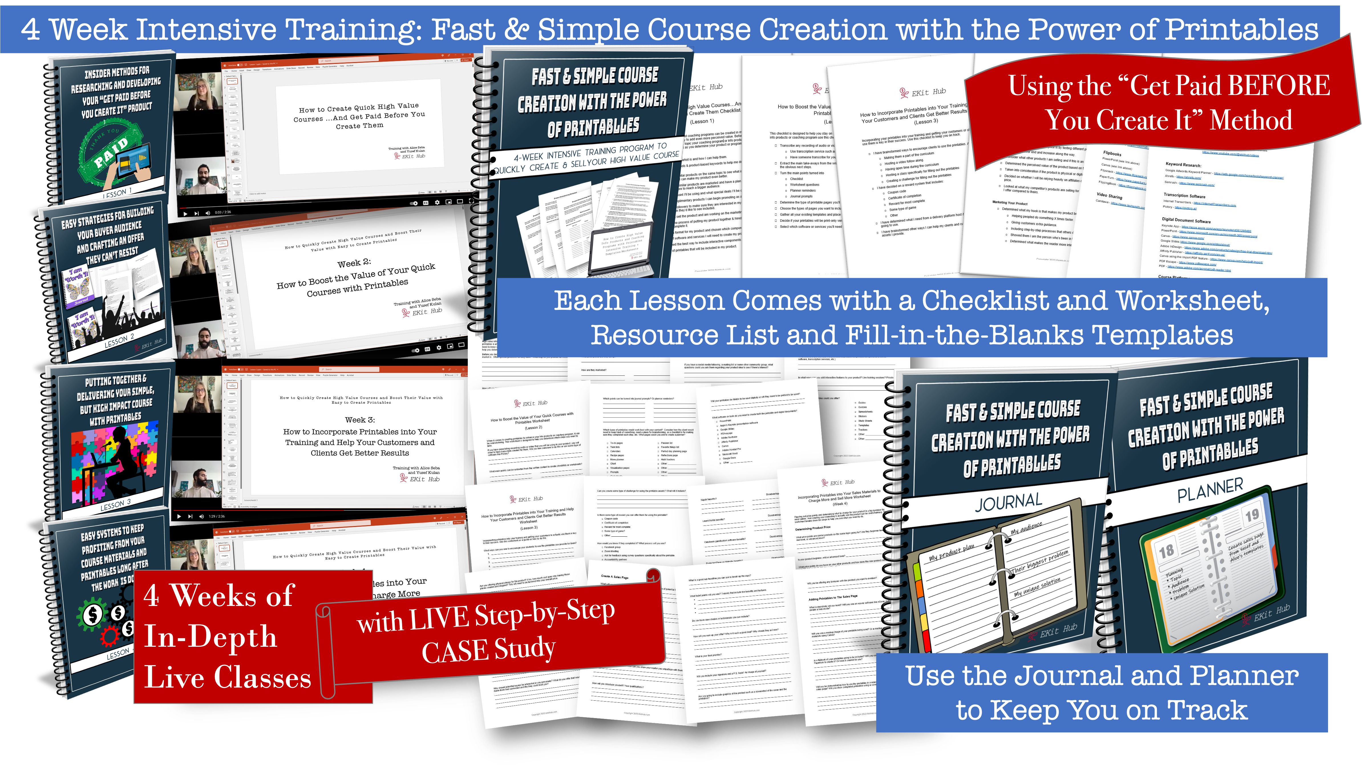 Fast & Easy Course Creation with Printables
