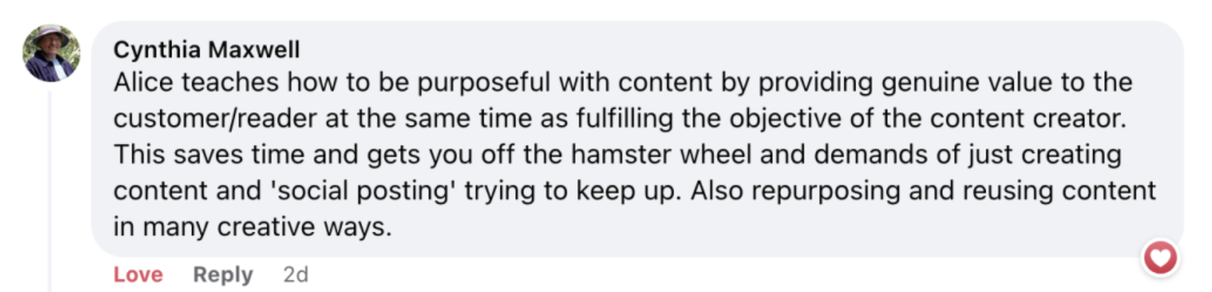 Just get off that hamster wheel!