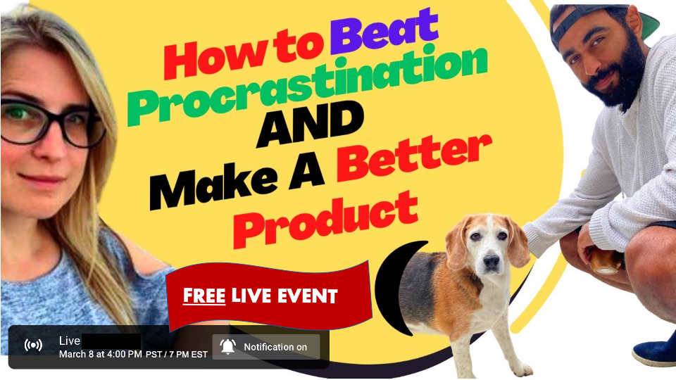 Free Get Your Product Done Live Event