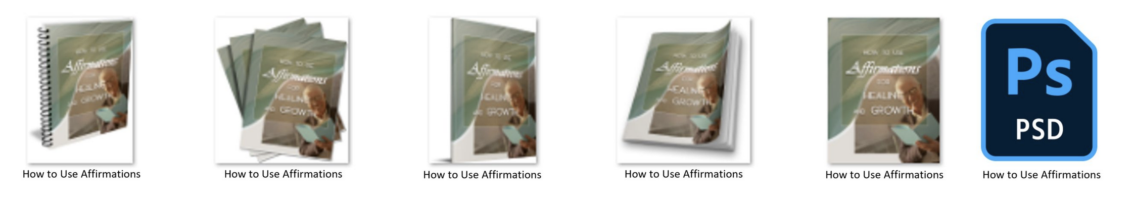 Healing Affirmations PLR Report Cover