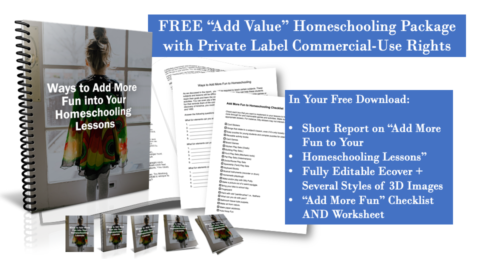 Free Homeschooling PLR