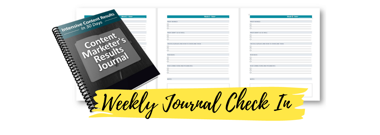 Weekly Journal Check-In