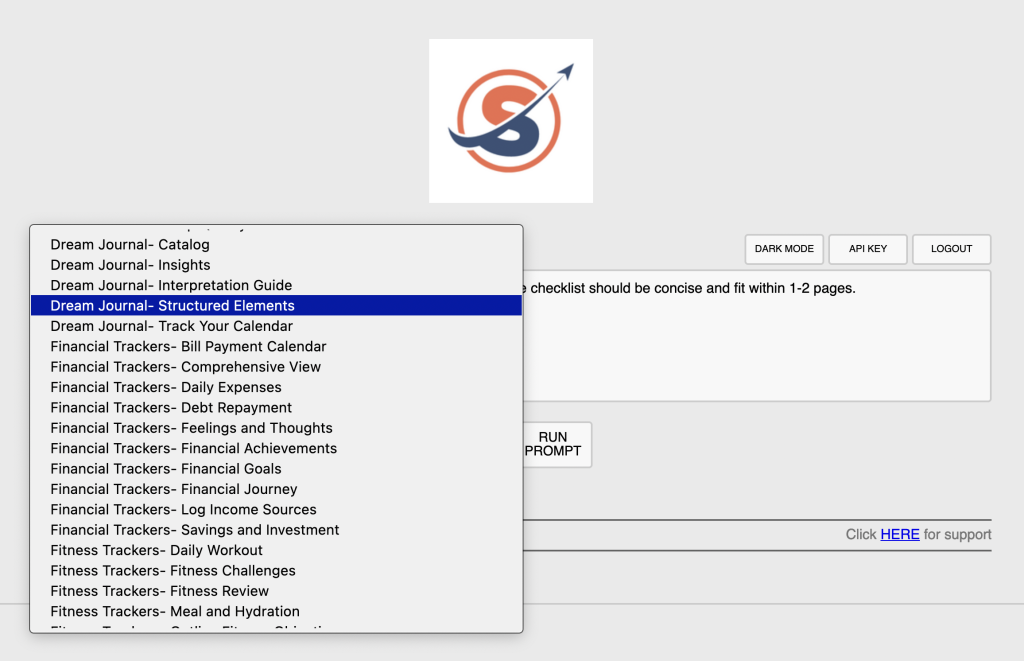 AI Printables Automation Screen