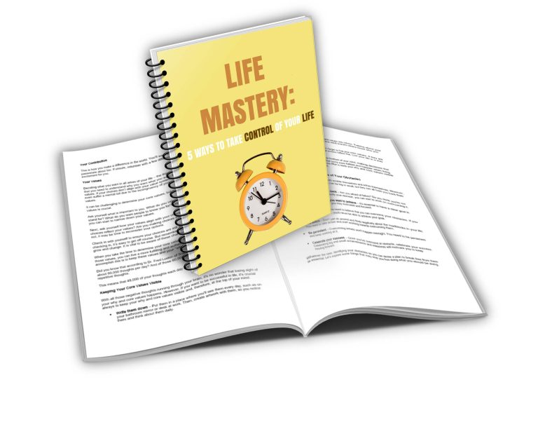 Free PLR "Life Mastery - 5 Ways to Take Control of Your Life" PLR Report