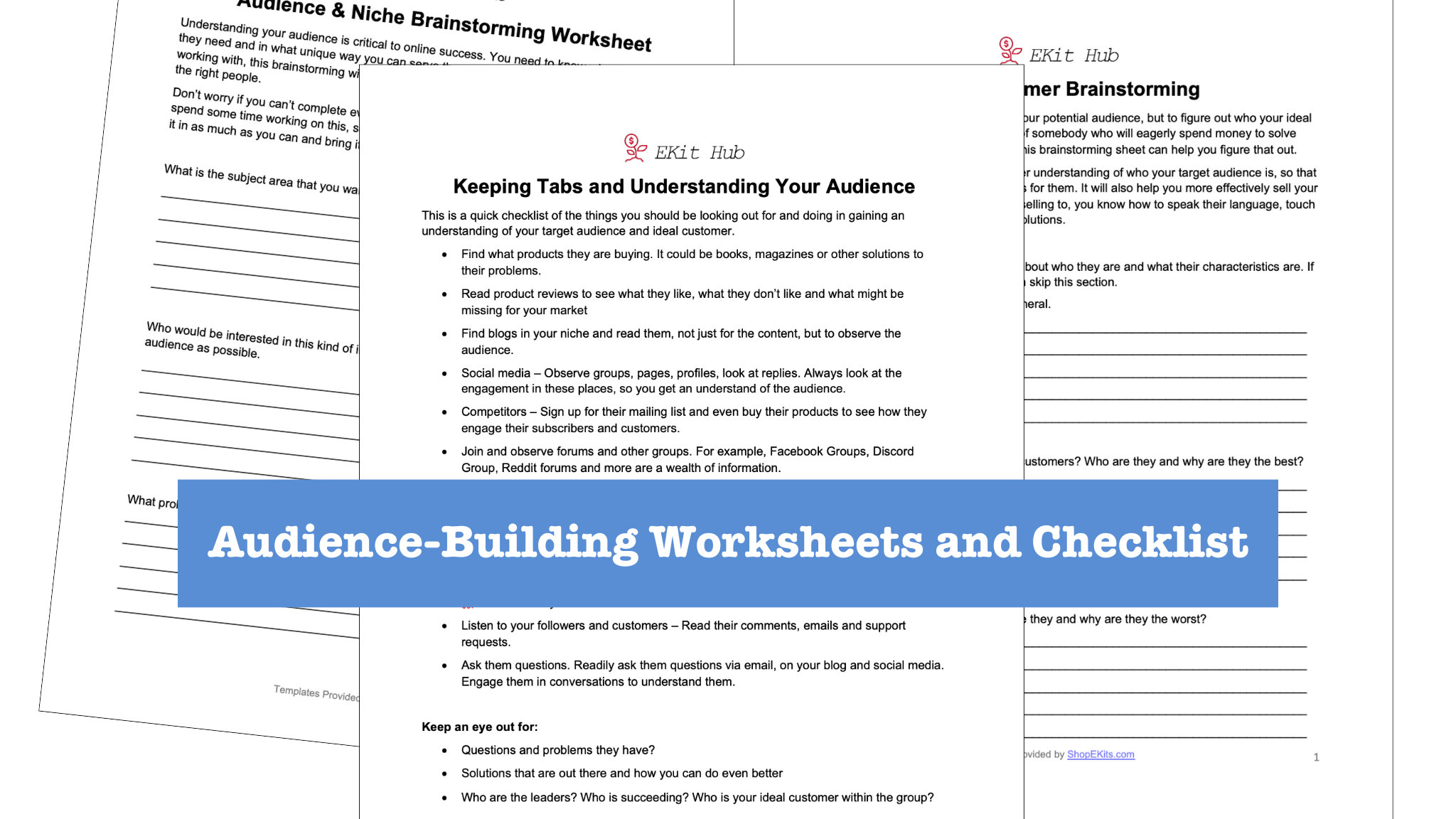 Audience Building Templates