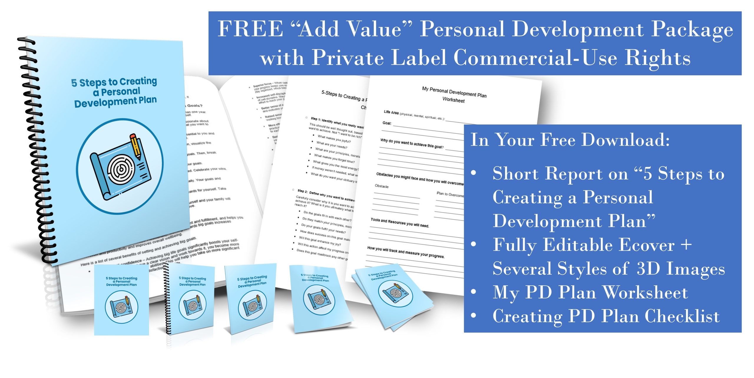 Free Add Value Personal Development Pack