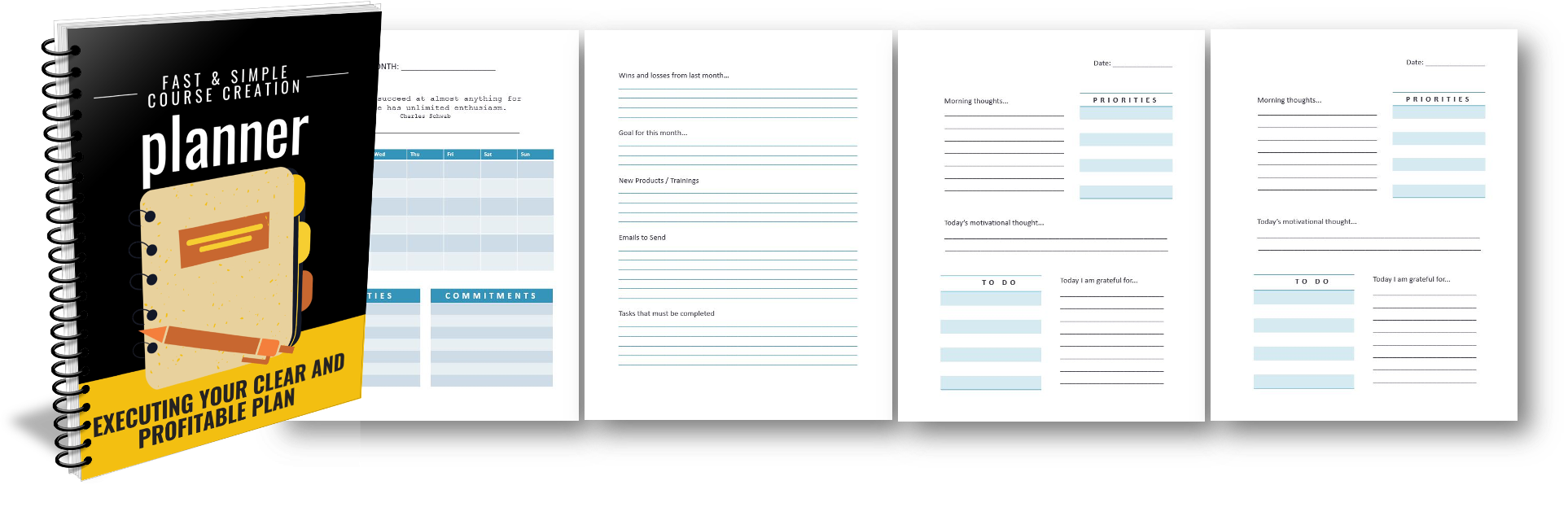 Fast & Simple Printable  Planner