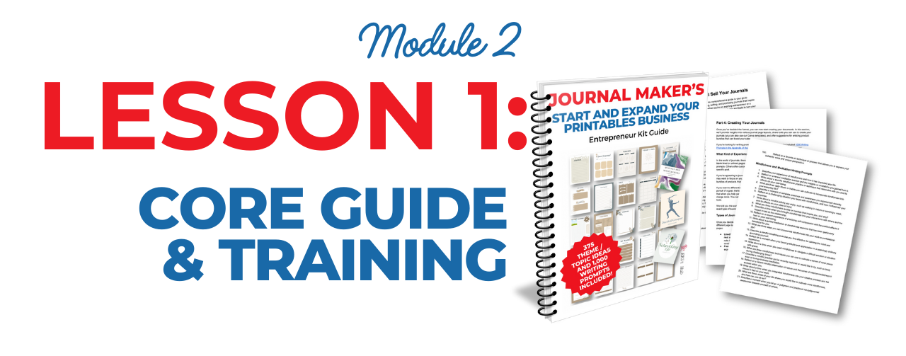 Journal Maker's Core Guide & Training