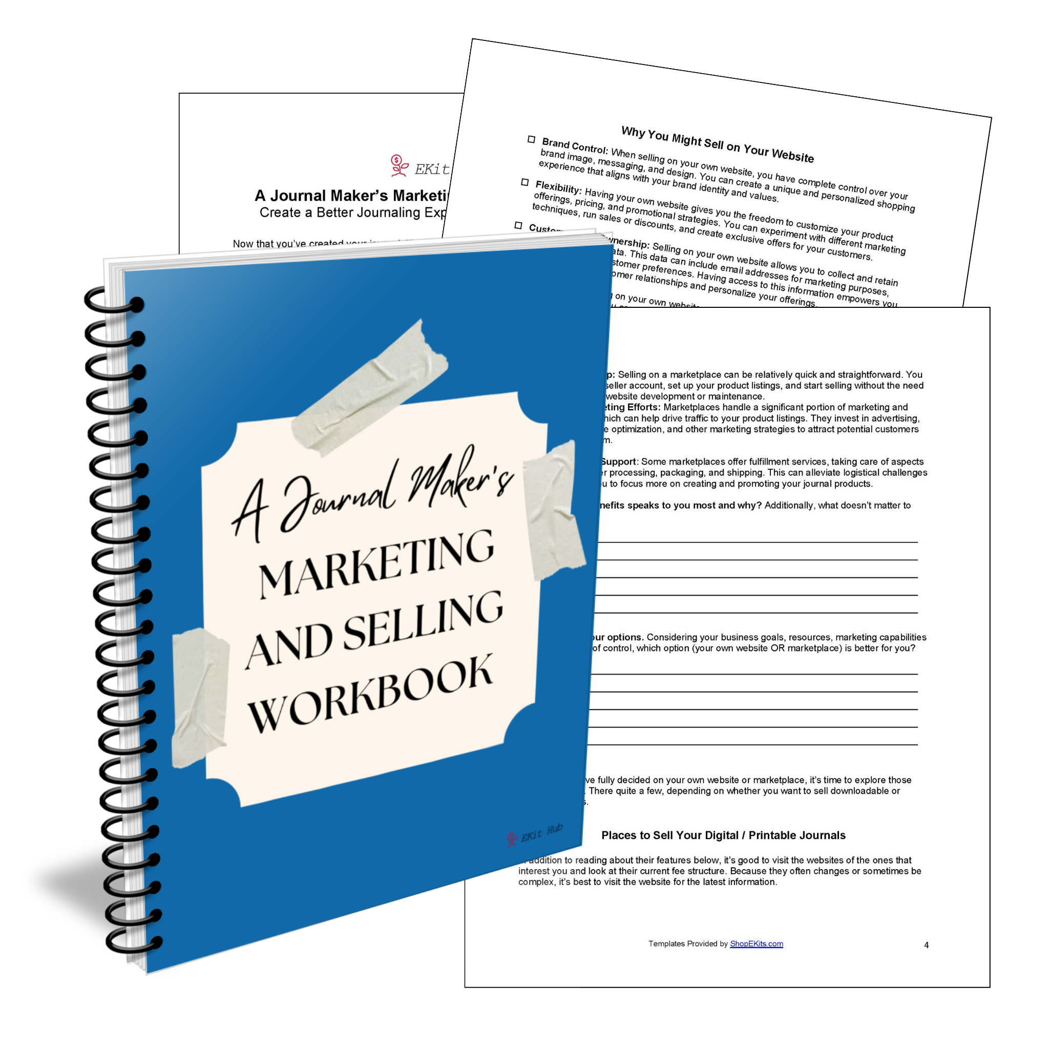 Journal Maker's Marketing & Selling Workbook