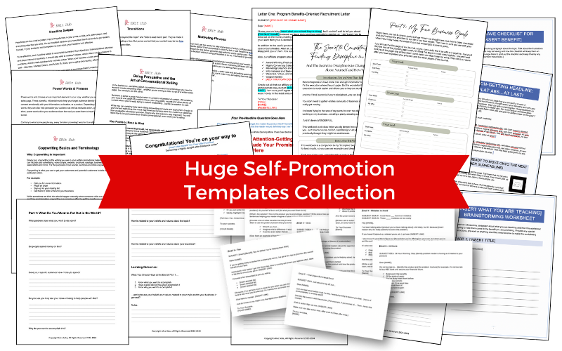 Self-Promotion Templates to Grow Your Business
