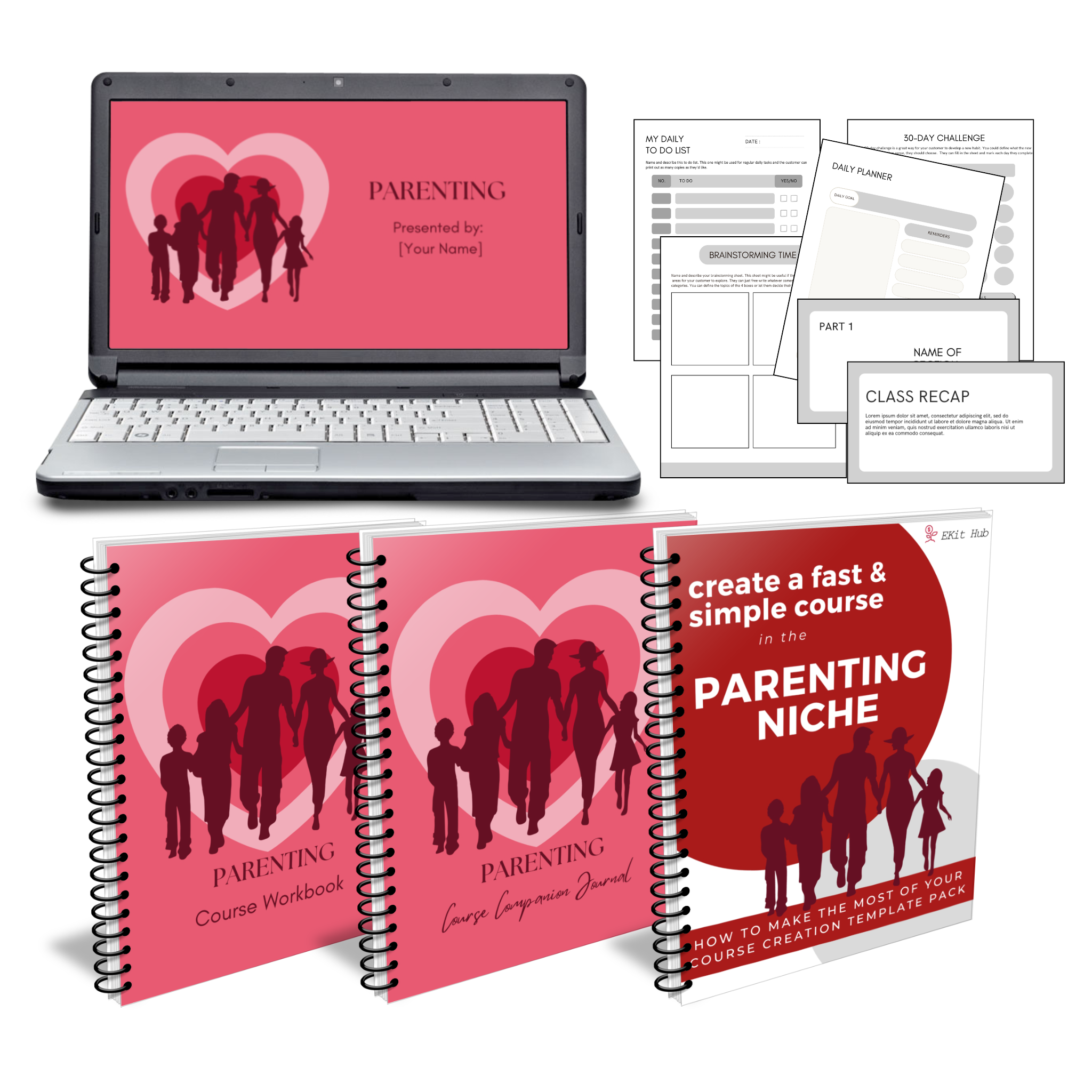 parenting course templates