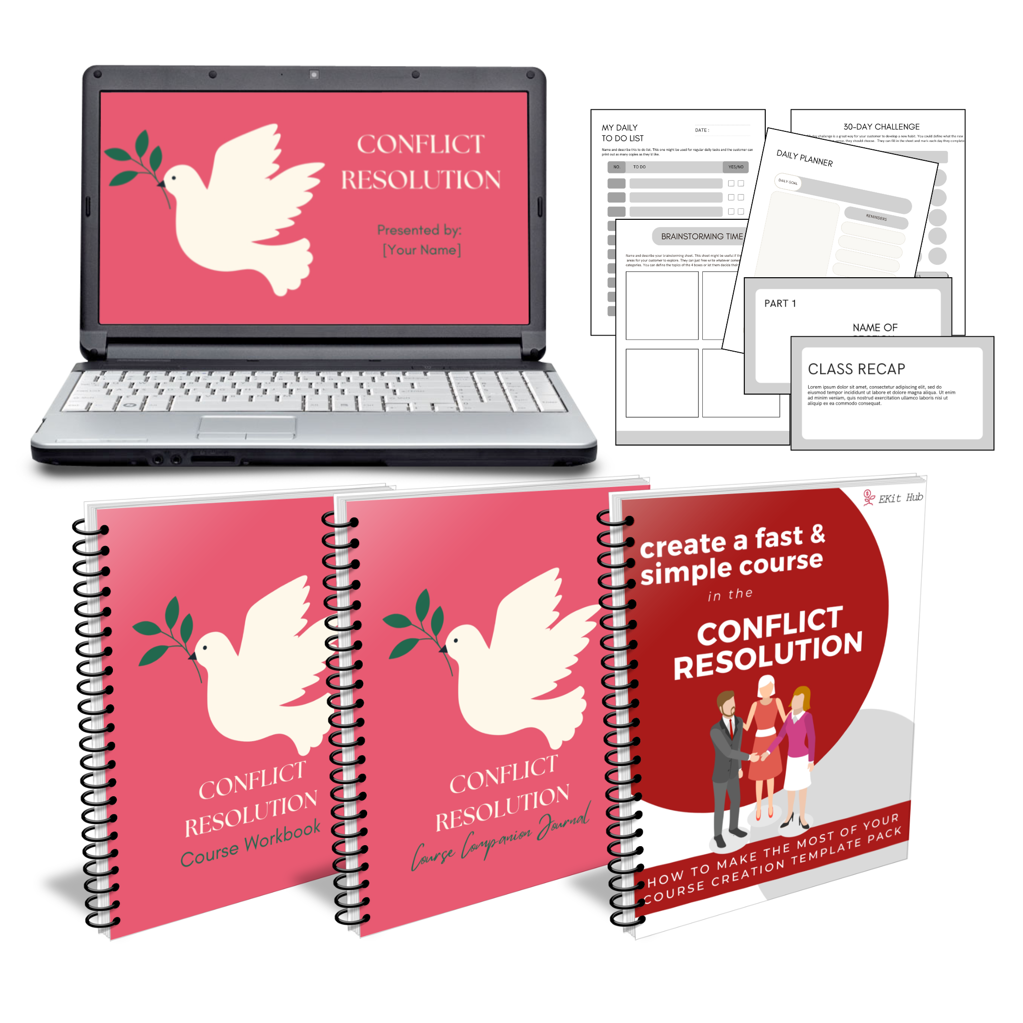 conflict resolution course templates