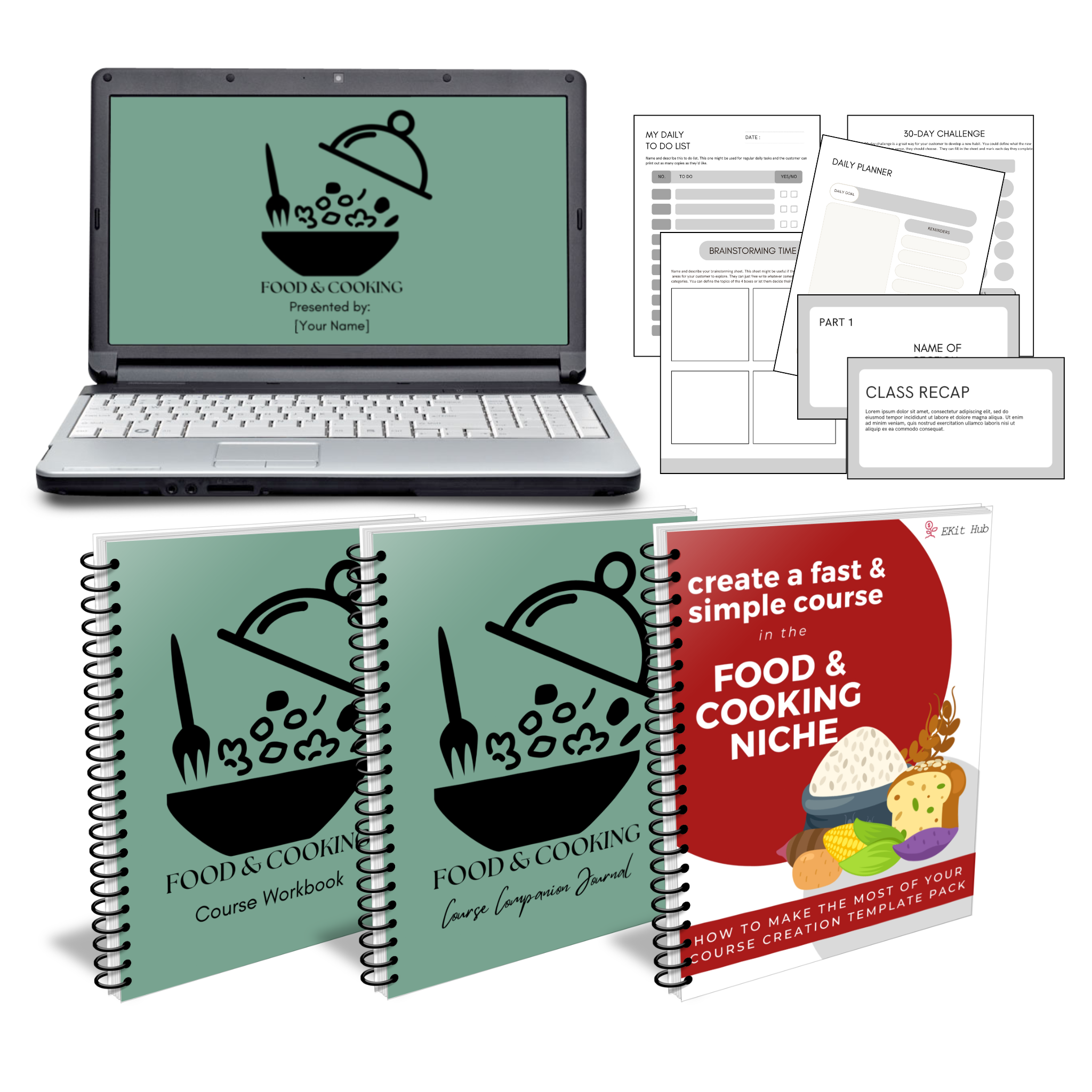 Food Cooking Niche Course Templates