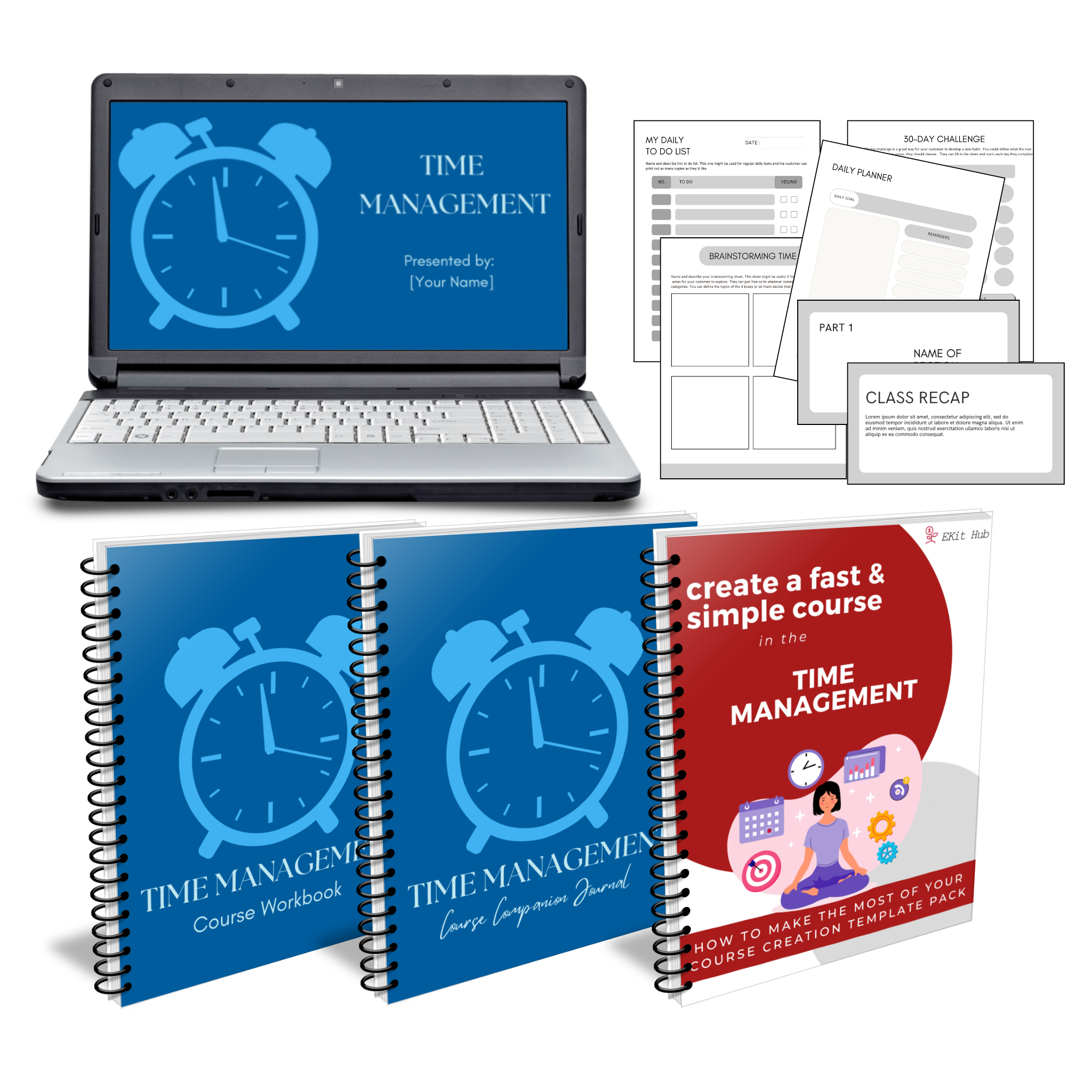 time management course templates