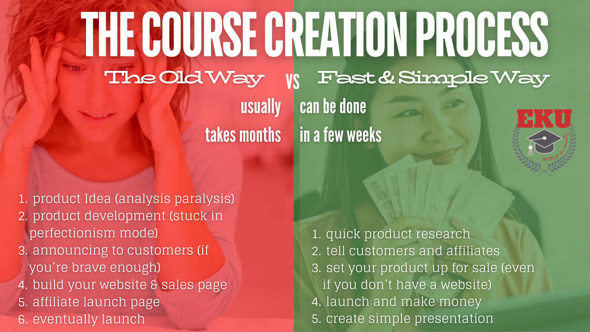 Old vs. New Way of Creating Courses