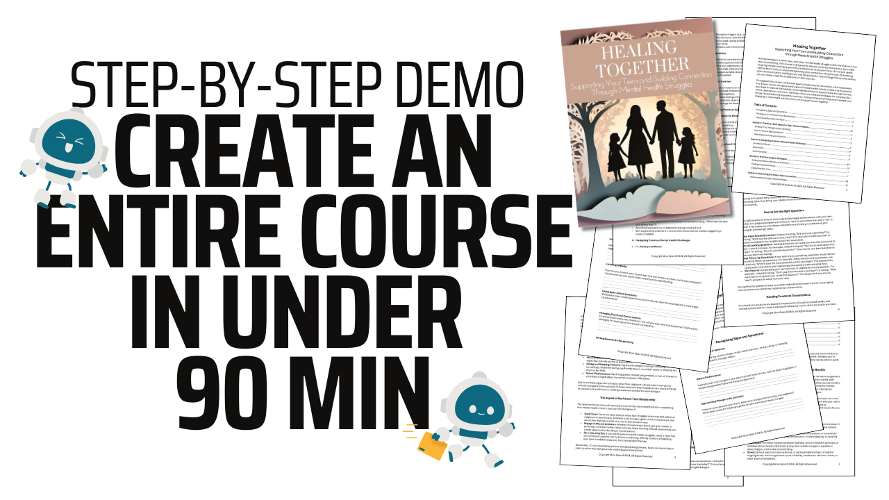 Watch the 90-Minute Course Creation Demo