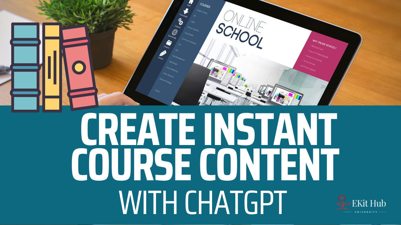 Chat GPT to Create Written Course Content