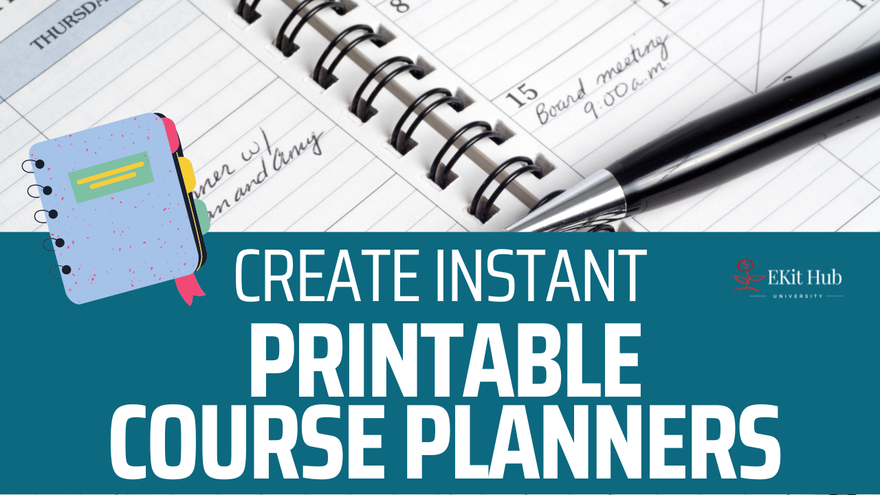 Create Instant Checklists and Worksheets from Course Content