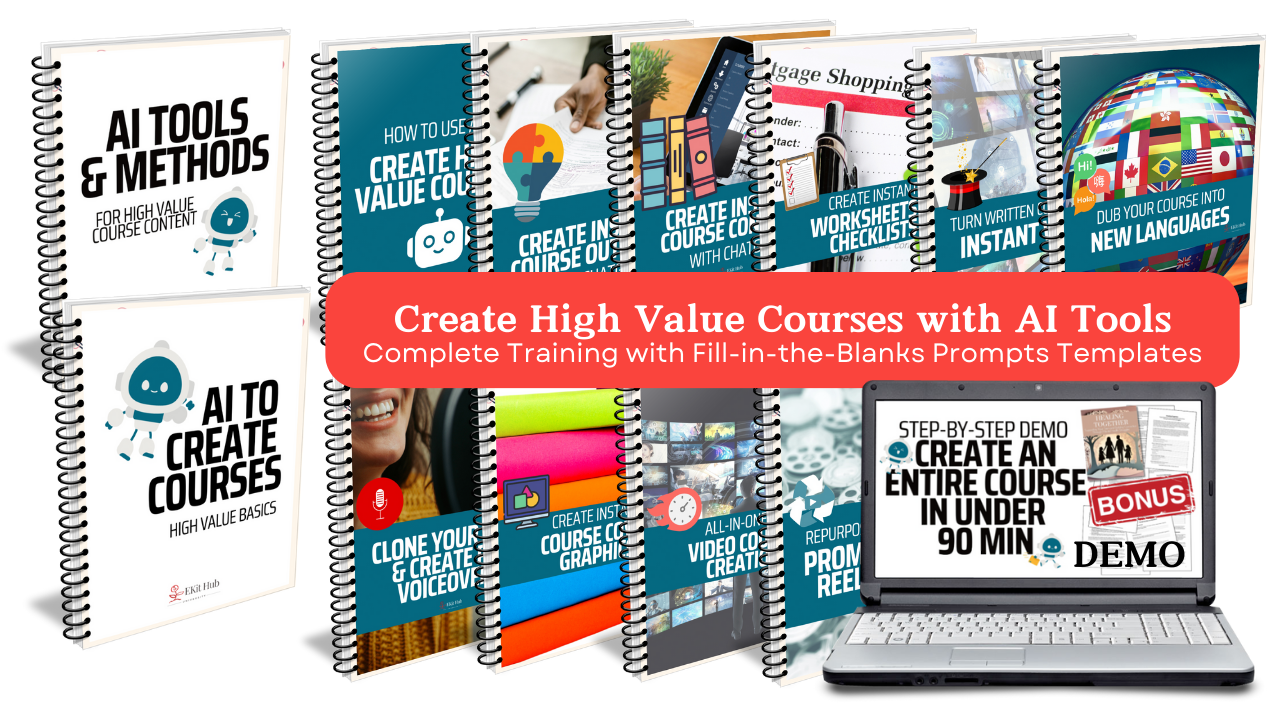 Create High Value Courses Training + Prompt Templates